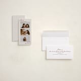 "calligraphy corner" - Tall Holiday Cards in Wine by Cass Loh - Assembled