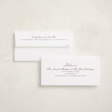 "calligraphy corner" - Tall Holiday Cards in Wine by Cass Loh - FREE Recipient Addressing