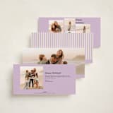 "Lulu" - Holiday Cards in Sugar Plum by Megan Davis - Back of Card Options