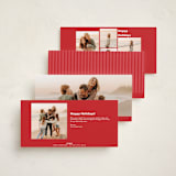 "Lulu" - Holiday Cards in Stocking by Megan Davis - Back Designs