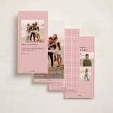 "Candid" - Holiday Cards in Berry by Inkblot Design - Back Designs