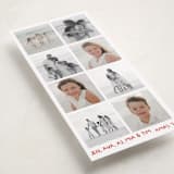"Candid" - Holiday Cards in Berry by Inkblot Design - Detail