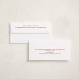"Candid" - Holiday Cards in Berry by Inkblot Design - Envelope Addressing