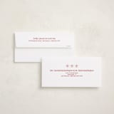 "Together" - Tall Holiday Cards in Berry by Inkblot Design - FREE Recipient Addressing