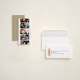 "Vintage Photostrip" - Tall Holiday Cards in Snowflake by Creo Study - Assembled