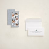 "Snowy Neighborhood" - Holiday Cards in Ice by Becky Nimoy - Assembled