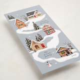 "Snowy Neighborhood" - Holiday Cards in Ice by Becky Nimoy - Detail