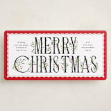 "Festive Foliage" - Tall Holiday Cards in Holly by Erin L. Wilson - Front