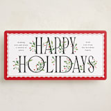 "Festive Foliage" - Tall Holiday Cards in Holly by Erin L. Wilson - Front