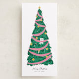 "Hanging Out For The Holidays" - Tall Holiday Cards in Candy by mo kelley - Front