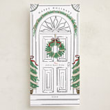 "Welcome Home" - Tall Holiday Cards in Holly by Heather Schertzer - Front