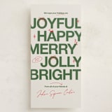 "Holiday scribbles" - Tall Holiday Cards in Pine by Owl and Toad - Front