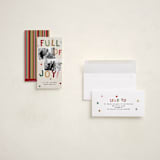 "Full of Joy (& Cheer)" - Holiday Cards in Cozy Cabin by Kercia Jane - Fully Customized