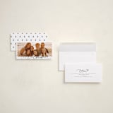 "Evoke" - Holiday Cards in Snow by Everett Paper Goods - Assembled