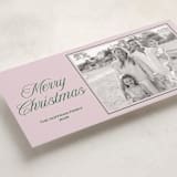 "Prep" - Holiday Cards in Petal by Annie Shapiro - Detail