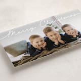 "Side Script" - Holiday Cards in Sugar by Kaydi Bishop - Detail