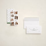 "Personal Note" - Holiday Cards in Pine Needle by Owl and Toad - Assembled