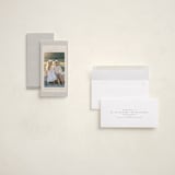 "Gingham Vintage" - Holiday Cards in Ash by Emily Betts - Assembled