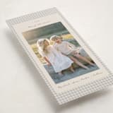 "Gingham Vintage" - Holiday Cards in Ash by Emily Betts - Detail