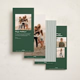 "Charm" - Holiday Cards in Evergreen by Nicoletta Savod - Back of Card Options