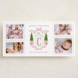 "Family Crest" - Holiday Cards in Sugar Plum by Susan Zinader - Front