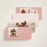 "Family Crest" - Holiday Cards in Currant by Susan Zinader - Back of Card Options