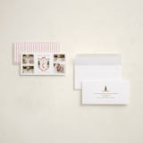 "Family Crest" - Holiday Cards in Currant by Susan Zinader - Assembled