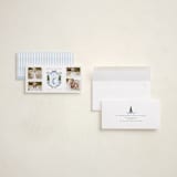 "Family Crest" - Holiday Cards in Blue Jay by Susan Zinader - Assembled