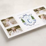 "Family Crest" - Holiday Cards in Blue Jay by Susan Zinader - Detail