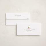 "Family Crest" - Holiday Cards in Sugar Plum by Susan Zinader - Envelope Addressing