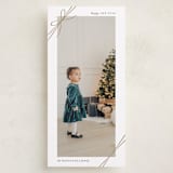 "Tied with Ribbon" - Holiday Cards in Snow by Heather Schertzer - Front