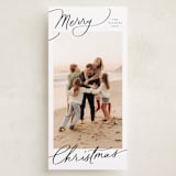 "Evoke" - Holiday Cards in Snow by Everett Paper Goods - Front