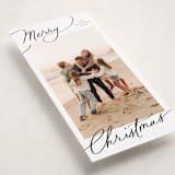 "Evoke" - Holiday Cards in Snow by Everett Paper Goods - Detail