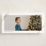 "Tied with Ribbon" - Holiday Cards in Snow by Heather Schertzer - Front