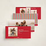 "Warmest Wish" - Holiday Cards in Peppermint by Susan Moyal - Back of Card Options