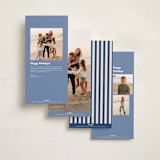 "Bold & Bright" - Holiday Cards in Glacier by Ekko Studio - Back Designs