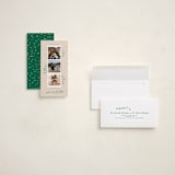 "Storystrip" - Tall Holiday Cards in Birch by Leia Matt - Assembled