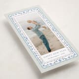 "Flourish frame" - Holiday Cards in Blue Jay by Lucrecia Caporale - Detail