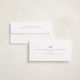 "Flourish frame" - Holiday Cards in Blue Jay by Lucrecia Caporale - Envelope Addressing