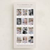"A Wonderful Life" - Tall Holiday Cards in Ecru by Meggy Masters - Front