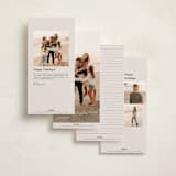 "A Wonderful Life" - Tall Holiday Cards in Ecru by Meggy Masters - Back of Card Options