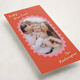 "Avery" - Tall Holiday Cards in Peppermint by Pati Cascino - Detail