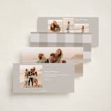 "Candid moments" - Tall Holiday Cards in Snow by Catherine Culvenor - Back of Card Options
