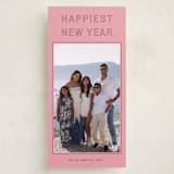 "SanJuan" - Tall Holiday Cards in Winter Rose by Ani Somi - Front