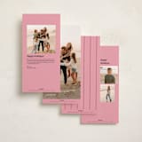 "SanJuan" - Tall Holiday Cards in Winter Rose by Ani Somi - Back of Card Options
