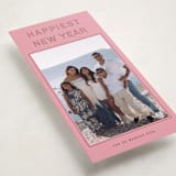 "SanJuan" - Tall Holiday Cards in Winter Rose by Ani Somi - Detail