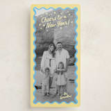 "Our New Year vibe" - Tall Holiday Cards in Halo by Creo Study - Front