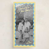 "Our New Year vibe" - Tall Holiday Cards in Halo by Creo Study - Front