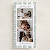 "Alpen" - Holiday Cards in Aqua by Jenna Holcomb - Front