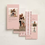 "Alpen" - Tall Holiday Cards in Winter Rose by Jenna Holcomb - Back of Card Options